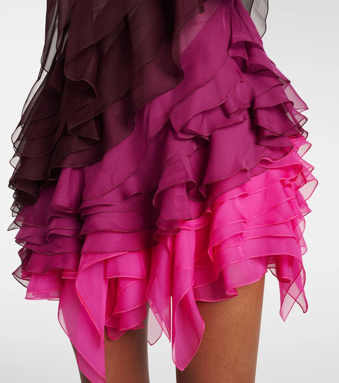 Nensi Dojaka - Kiera ruffled tiered minidress