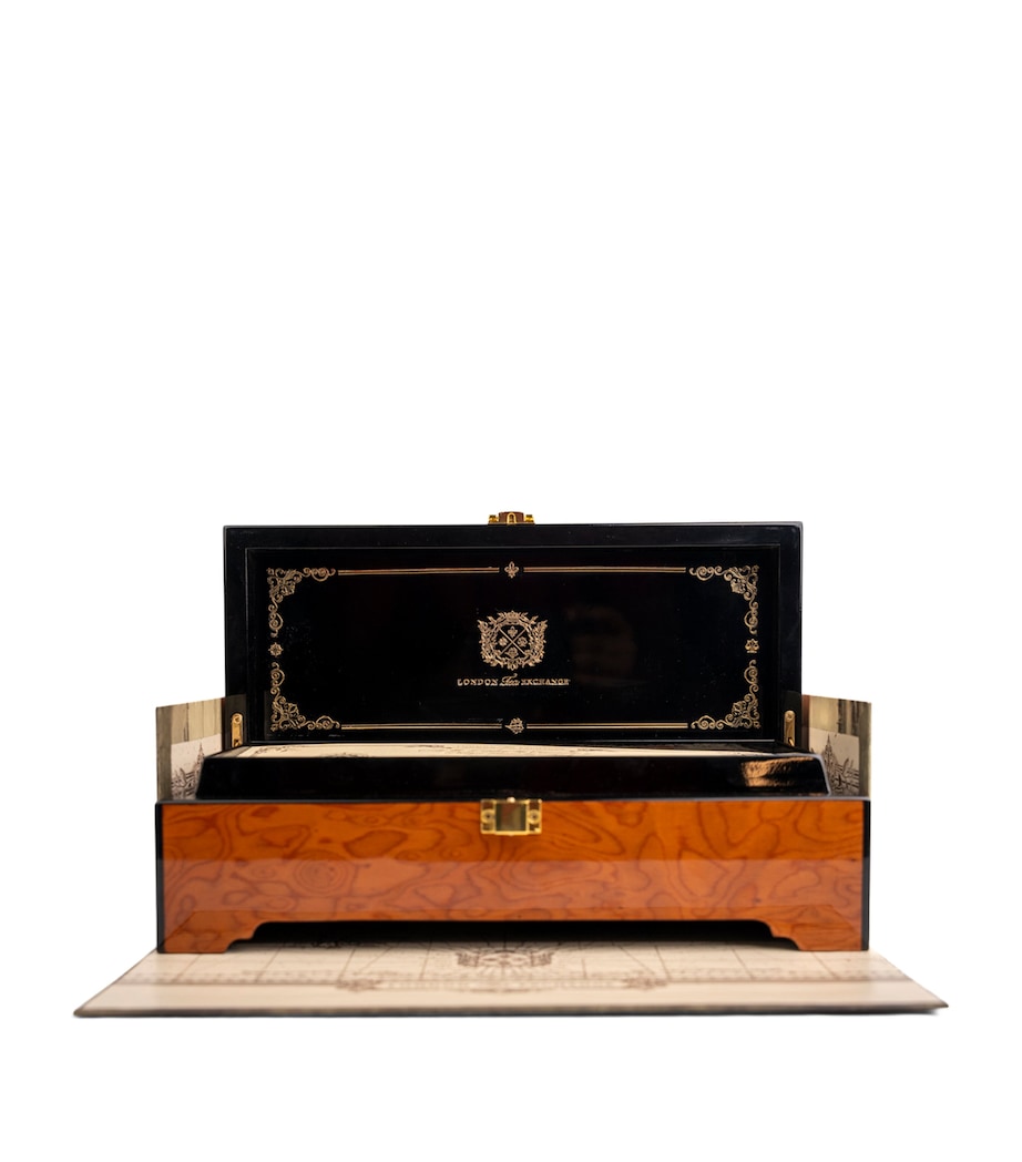 London Tea Exchange Three-Chamber Tea Chest with Teabags