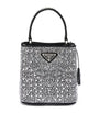 Prada Metallic Satin Embellished Panier Shoulder Bag