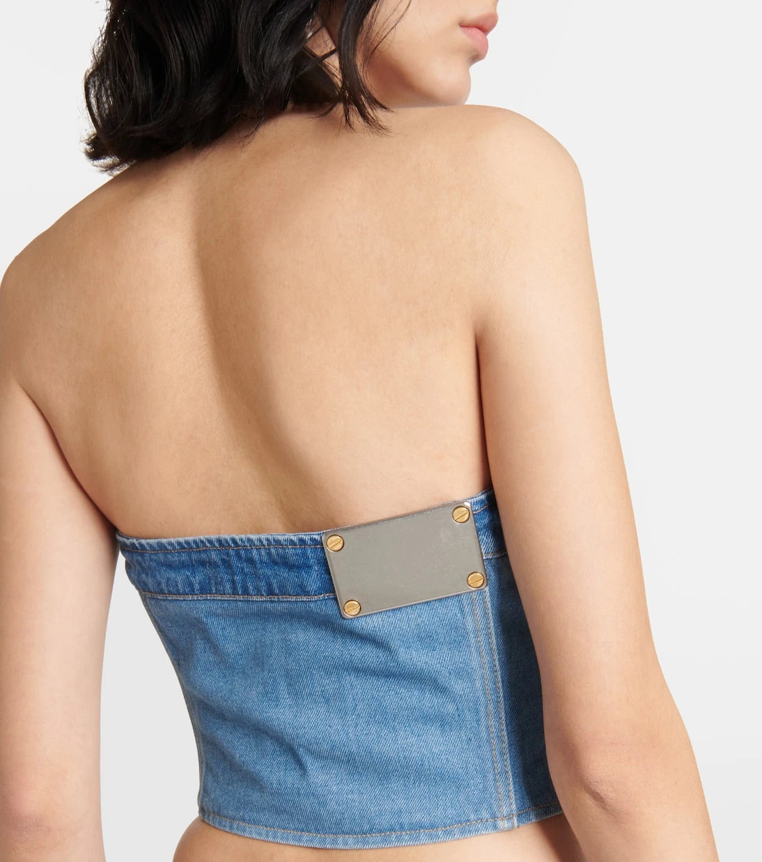 Dion Lee - Workwear denim corset top