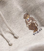 Polo Ralph Lauren Grey Cotton-Blend Polo Bear Hoodie