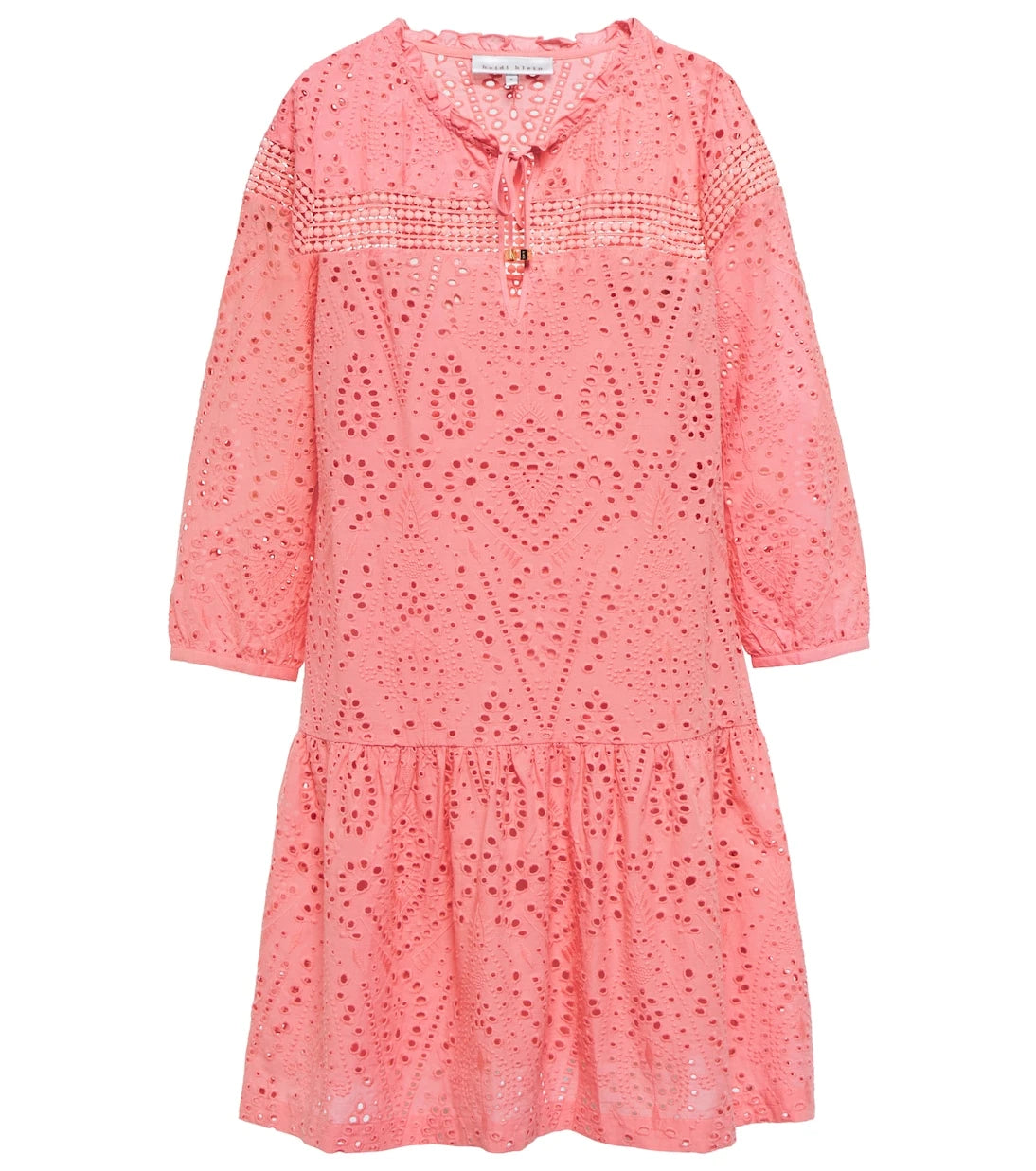 Heidi Klein - Broderie anglaise cotton minidress