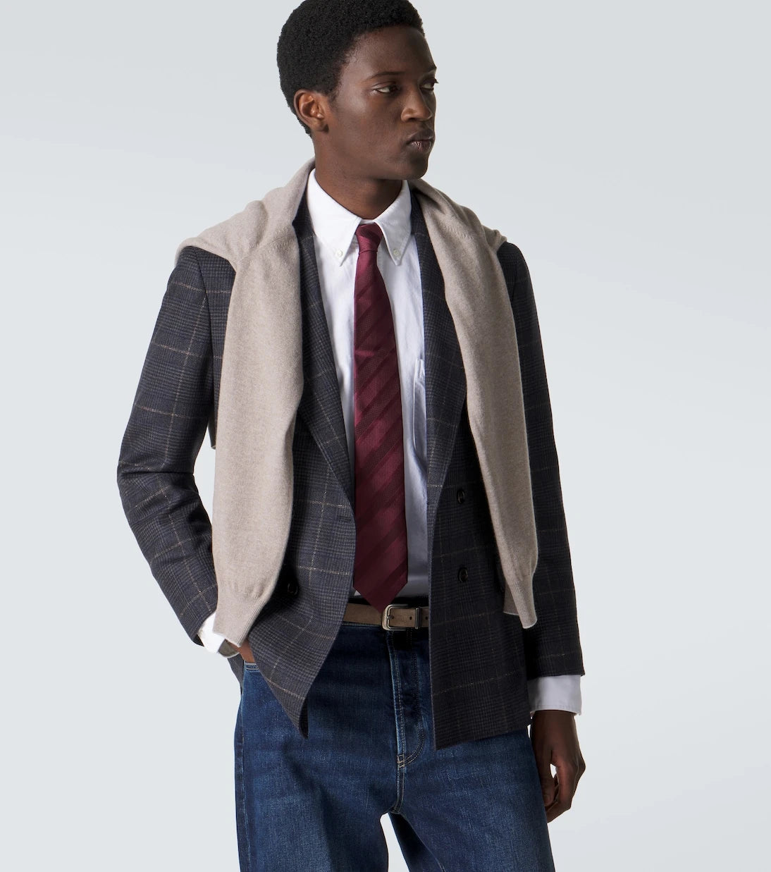 Brunello Cucinelli - Striped silk tie