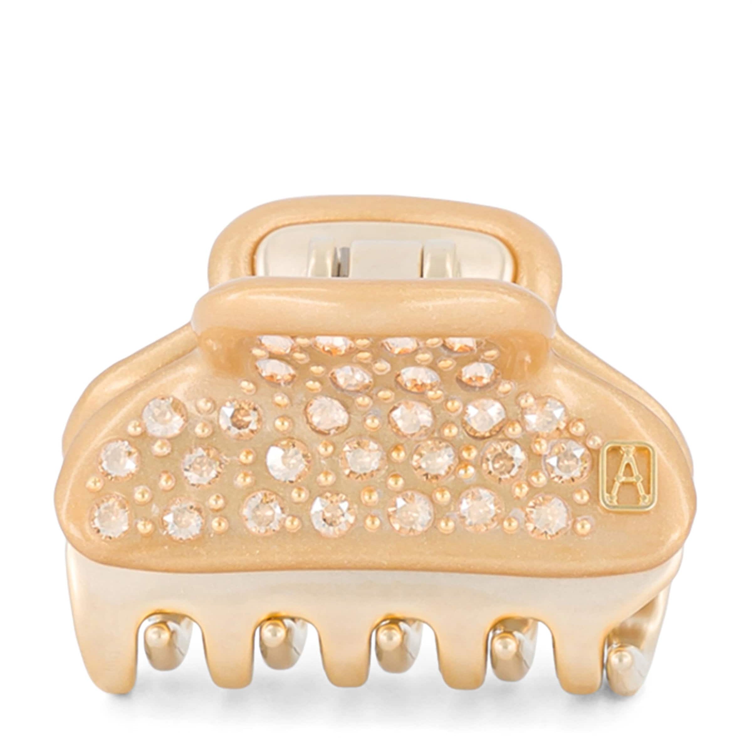 Alexandre de Paris Gold-Plated Crystal-Embellished Claw Hair Clip