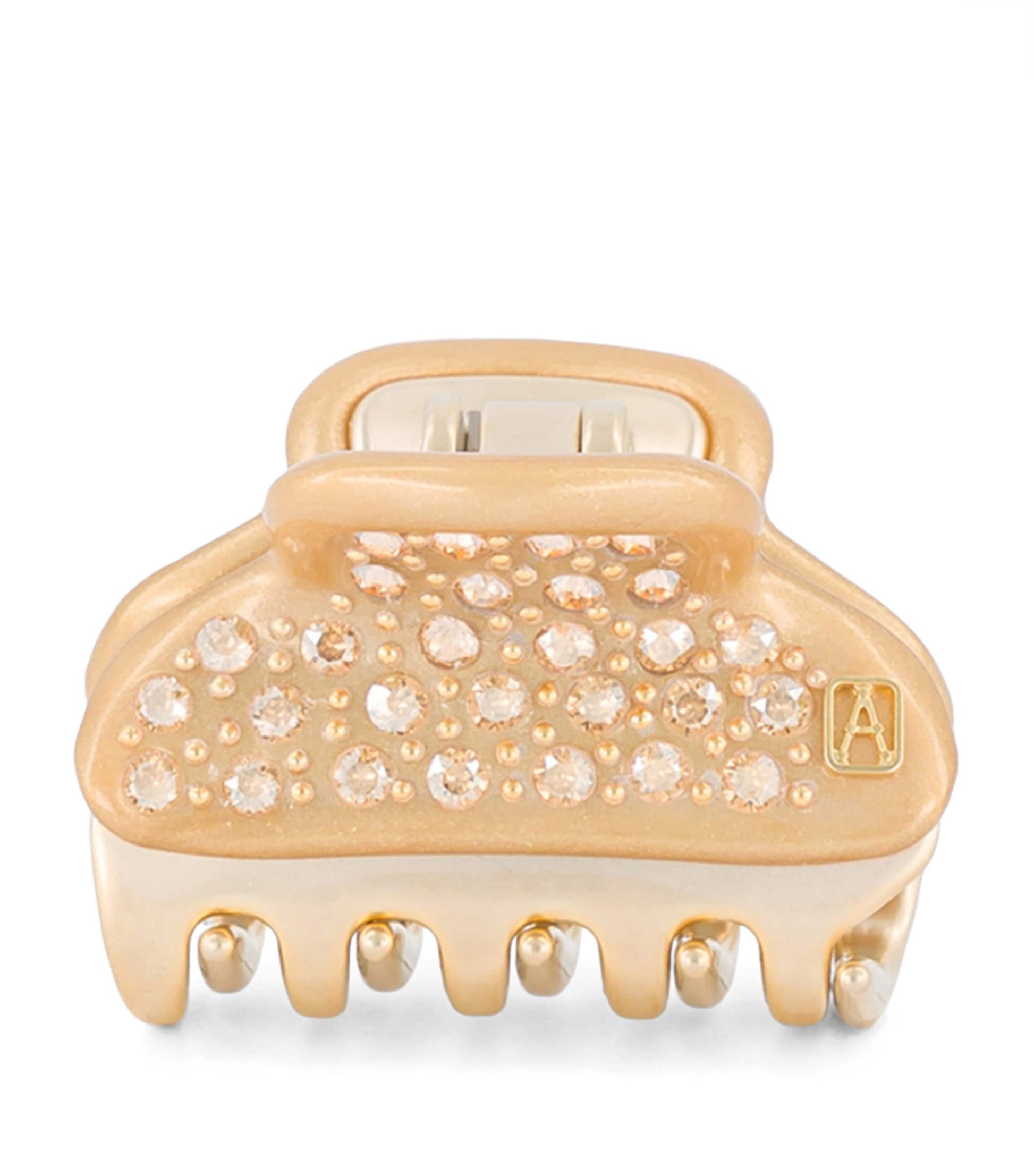 Alexandre de Paris Gold-Plated Crystal-Embellished Claw Hair Clip