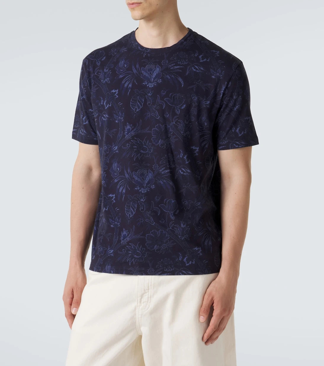 Etro - Floral cotton T-shirt