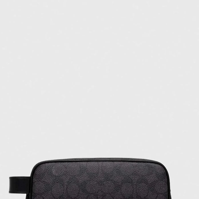 Кожена козметична чанта Coach