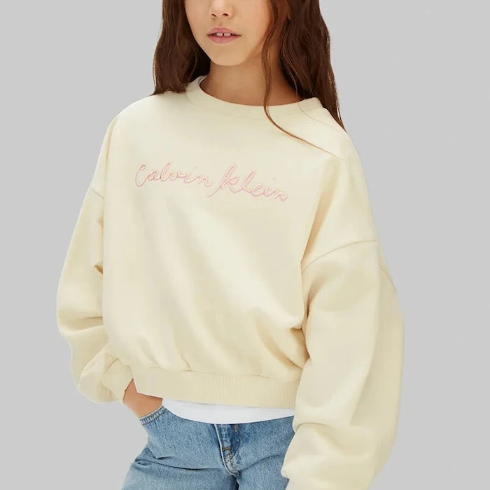 Calvin Klein Jeans суичър за деца с памук