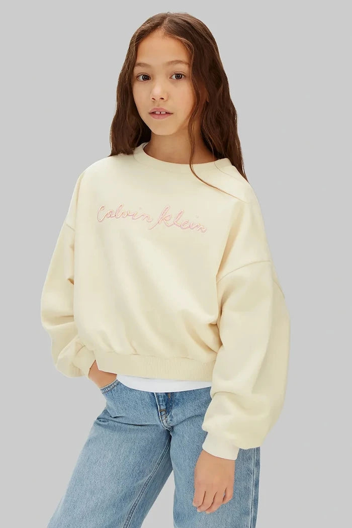 Calvin Klein Jeans суичър за деца с памук