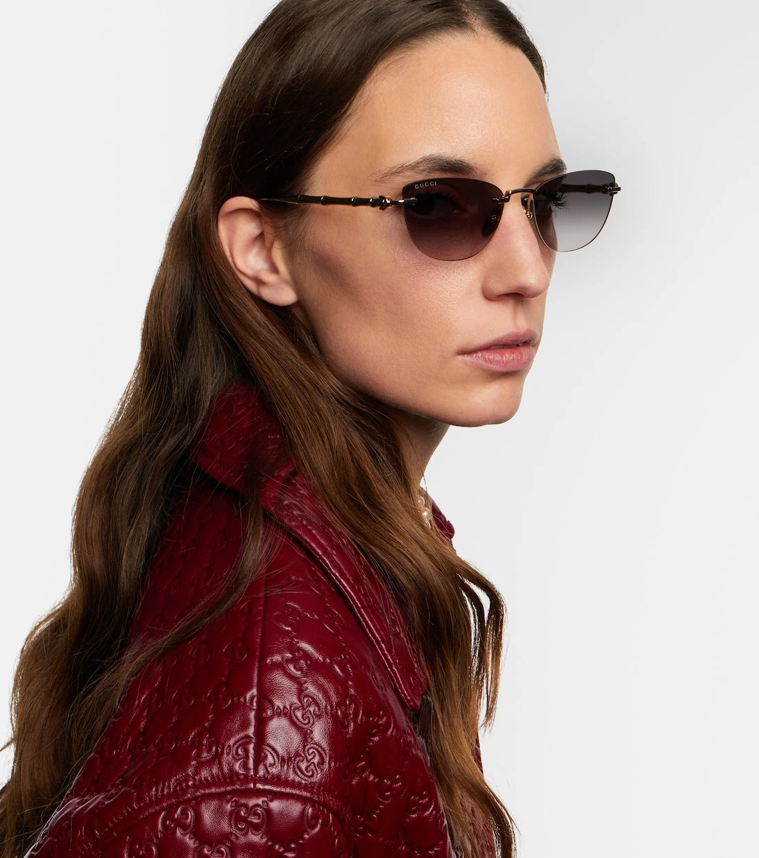 Gucci - Bamboo cat-eye sunglasses