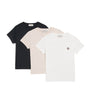Moncler Enfant Set of 3 Cotton Logo-Patch T-Shirt (8-10 Years)