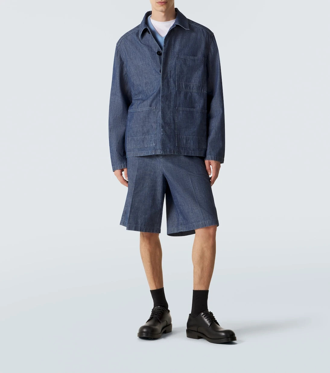 Jil Sander - Denim Bermuda shorts