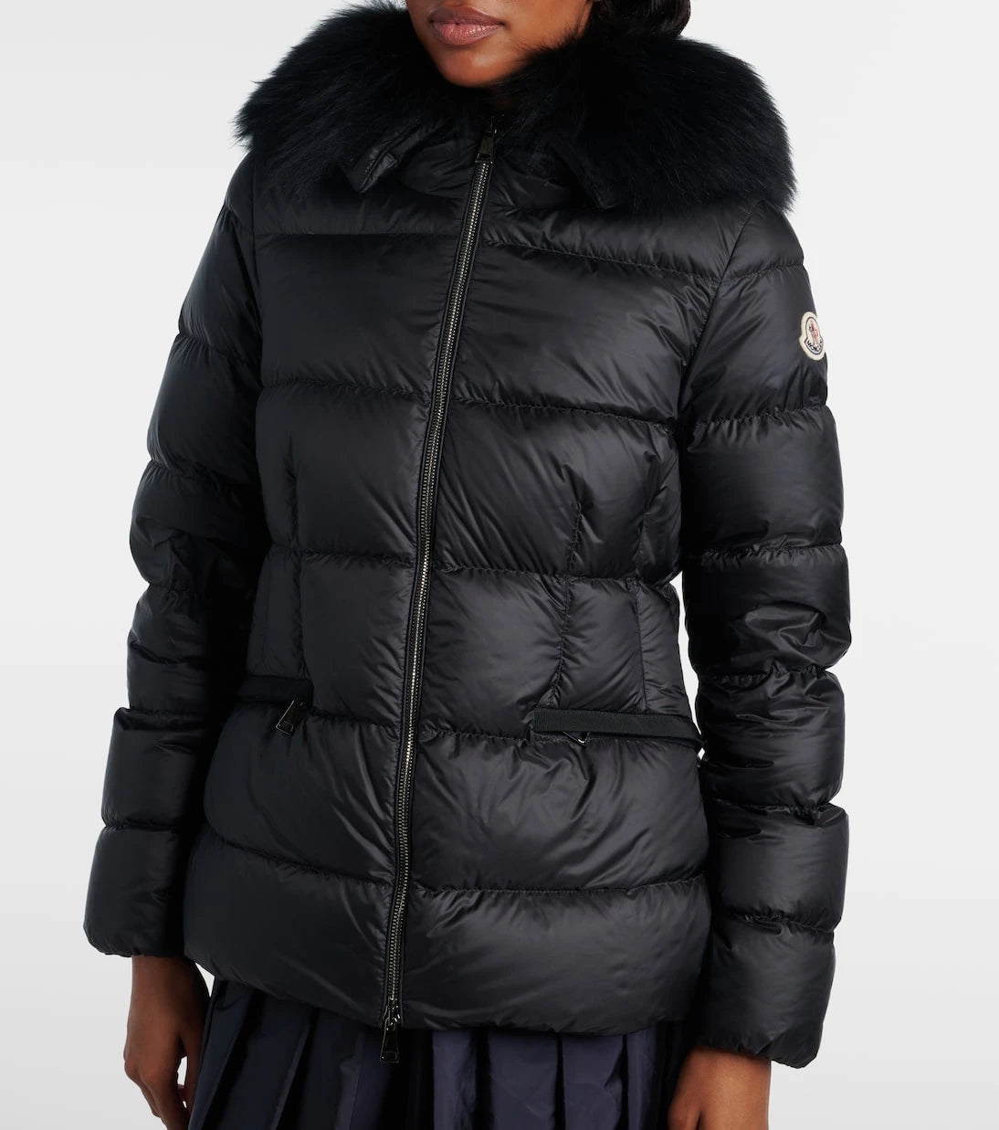 Moncler - Boed shearling-trimmed down jacket