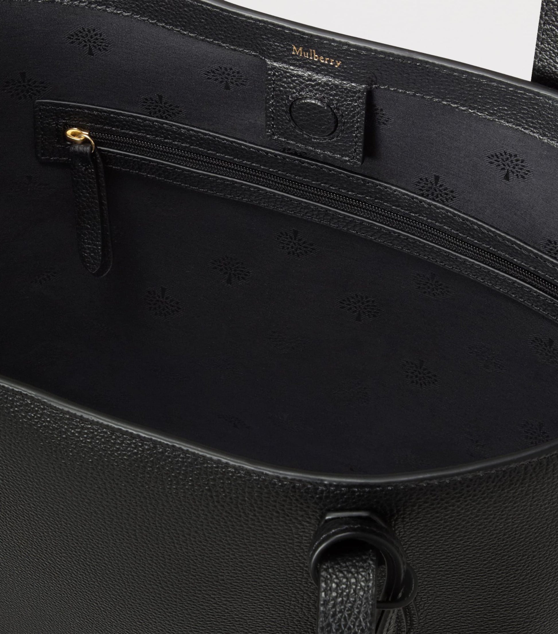 Mulberry Leather North South Tote Bag