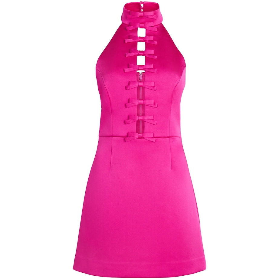 Rebecca Vallance Pink Saskia Tulip Mini Dress