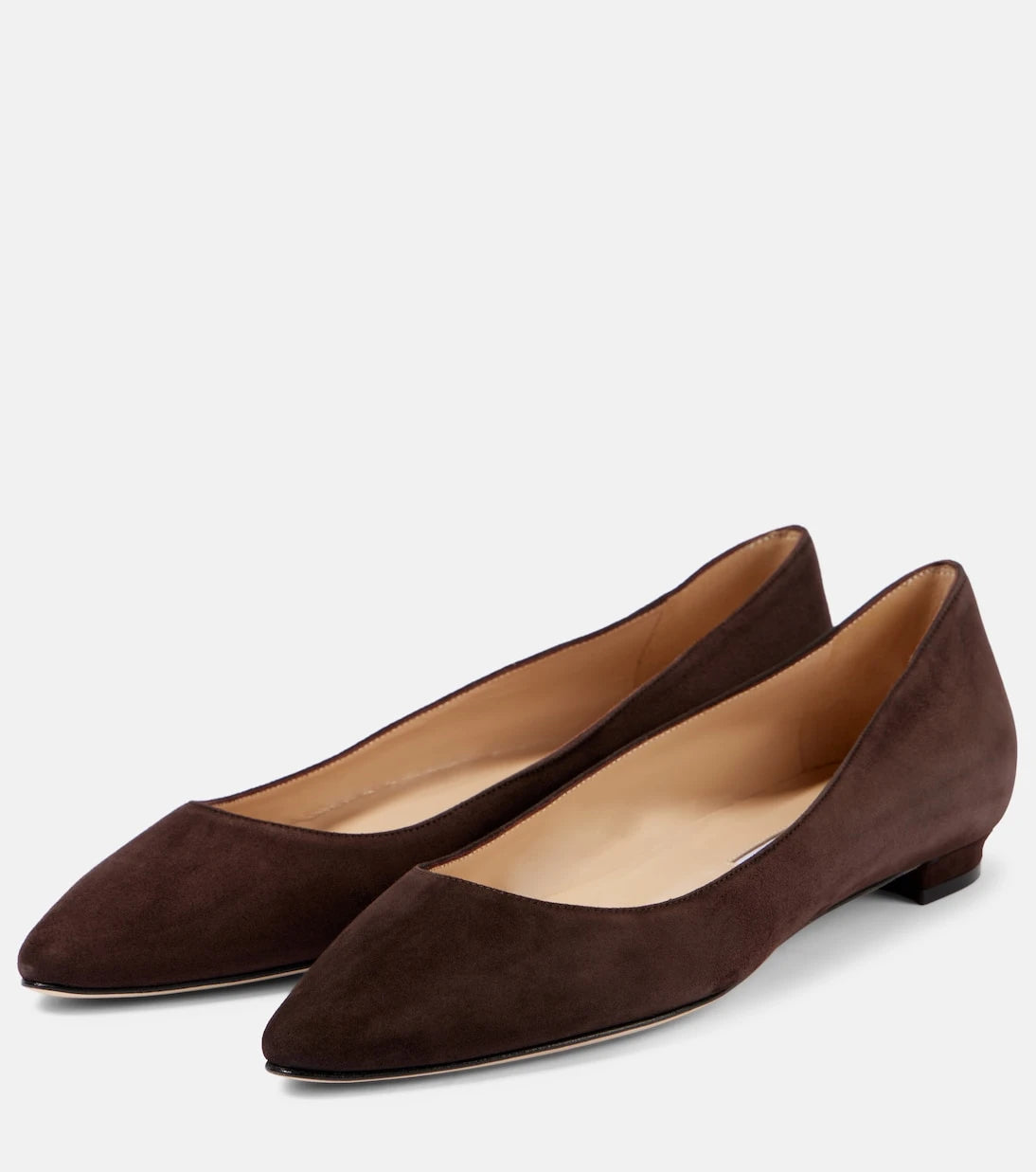 Manolo Blahnik - Lanza BB suede ballet flats