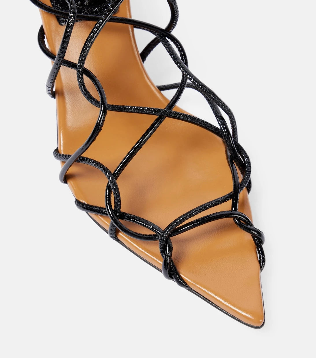 Khaite - Arden 75 leather sandals