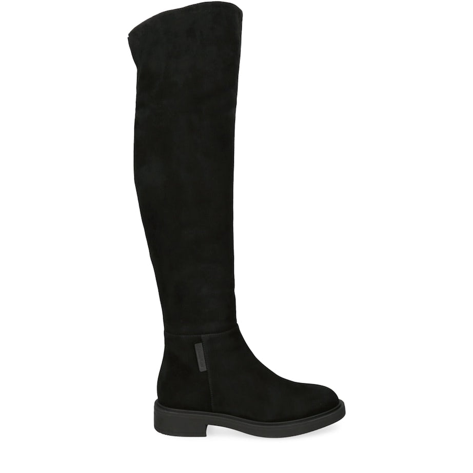 Black Suede Lexington Knee-High Boots