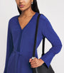 Blue Silk V-Neck Siam Mini Dress