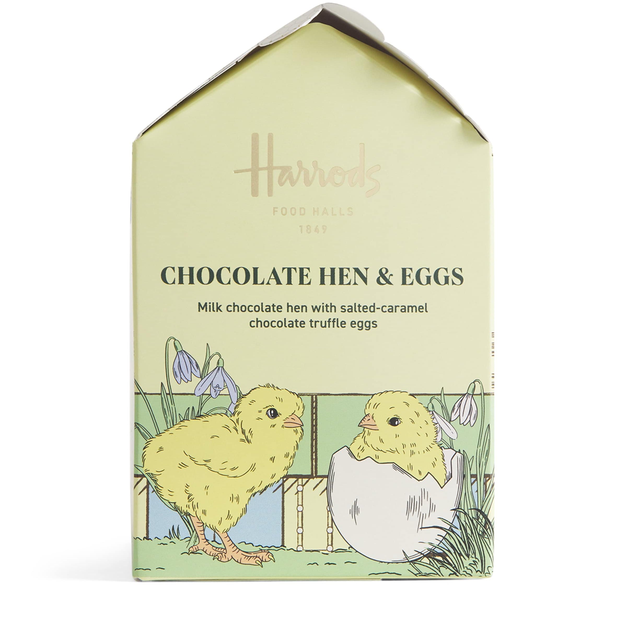 Chocolate Hen & Salted Caramel Eggs (125g)