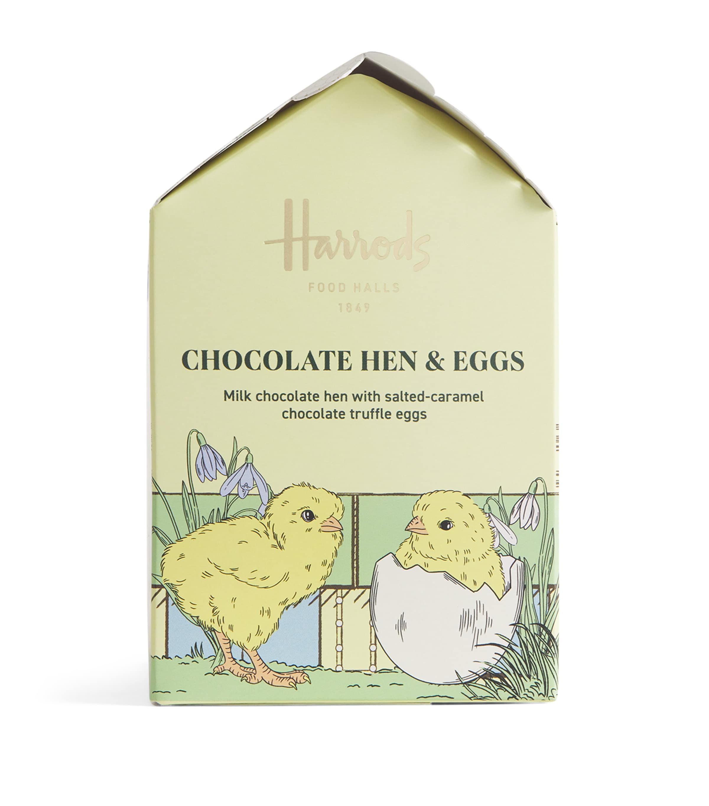 Chocolate Hen & Salted Caramel Eggs (125g)