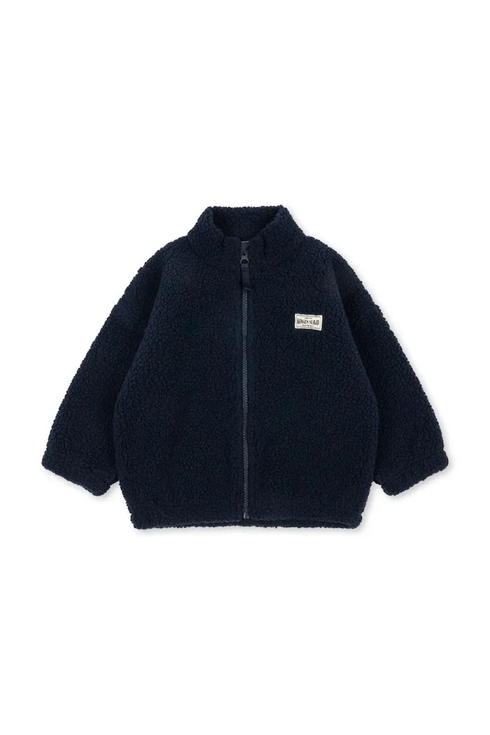 Çocuklar için polar JODY SOLID TEDDY JACKET GRS