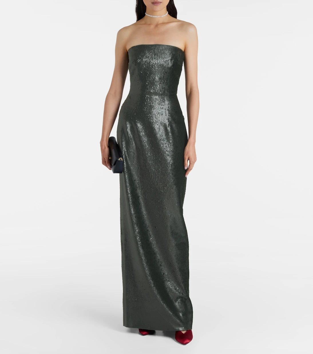 Emilia Wickstead - Laelia sequined bustier gown