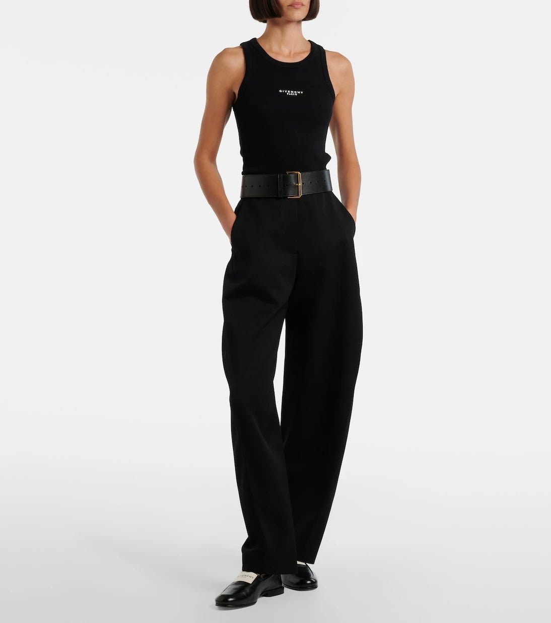Givenchy - Paris logo cotton tank top
