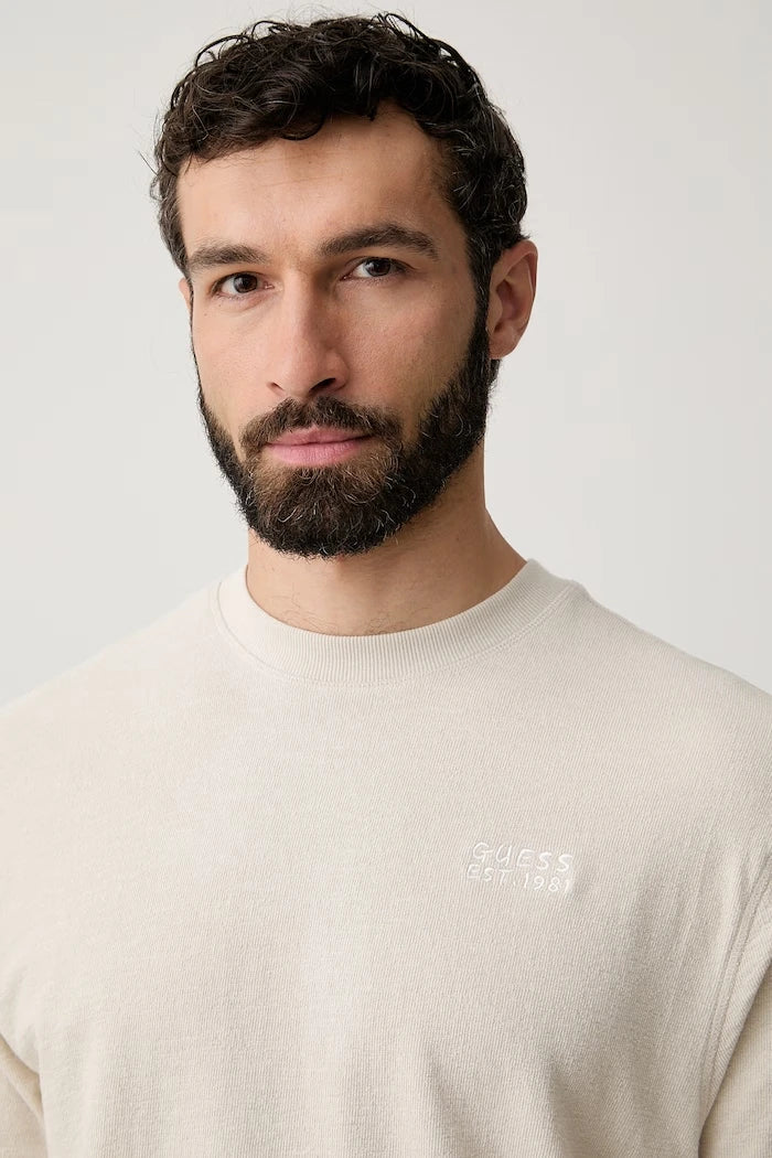Guess erkek pamuklu sweatshirt tişört