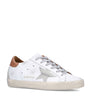 Golden Goose White Leather-Suede Super-Star Sneakers