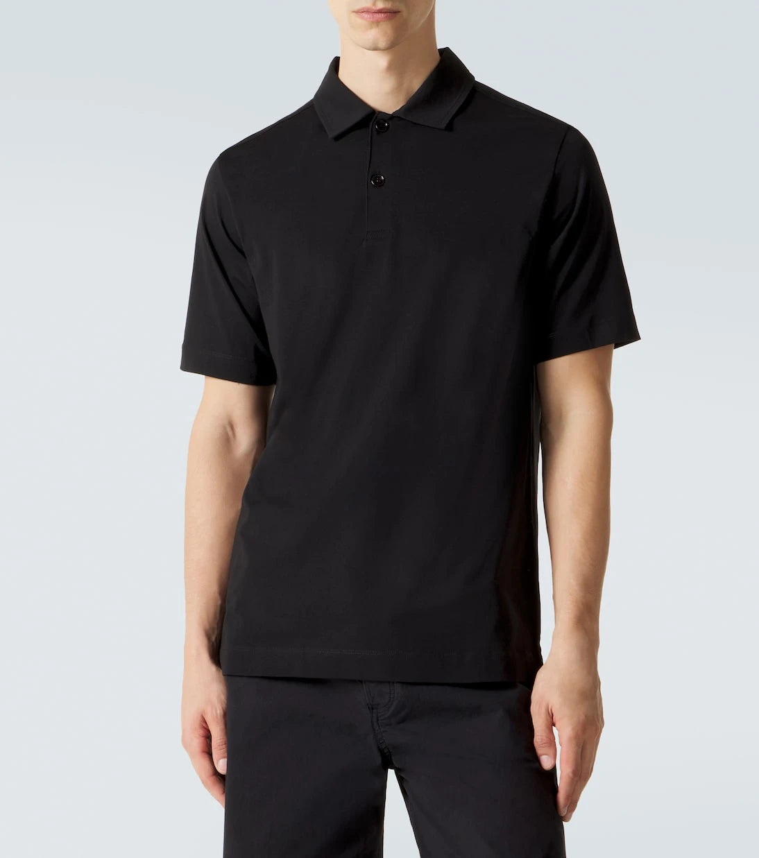 Dries Van Noten - Cotton jersey polo shirt