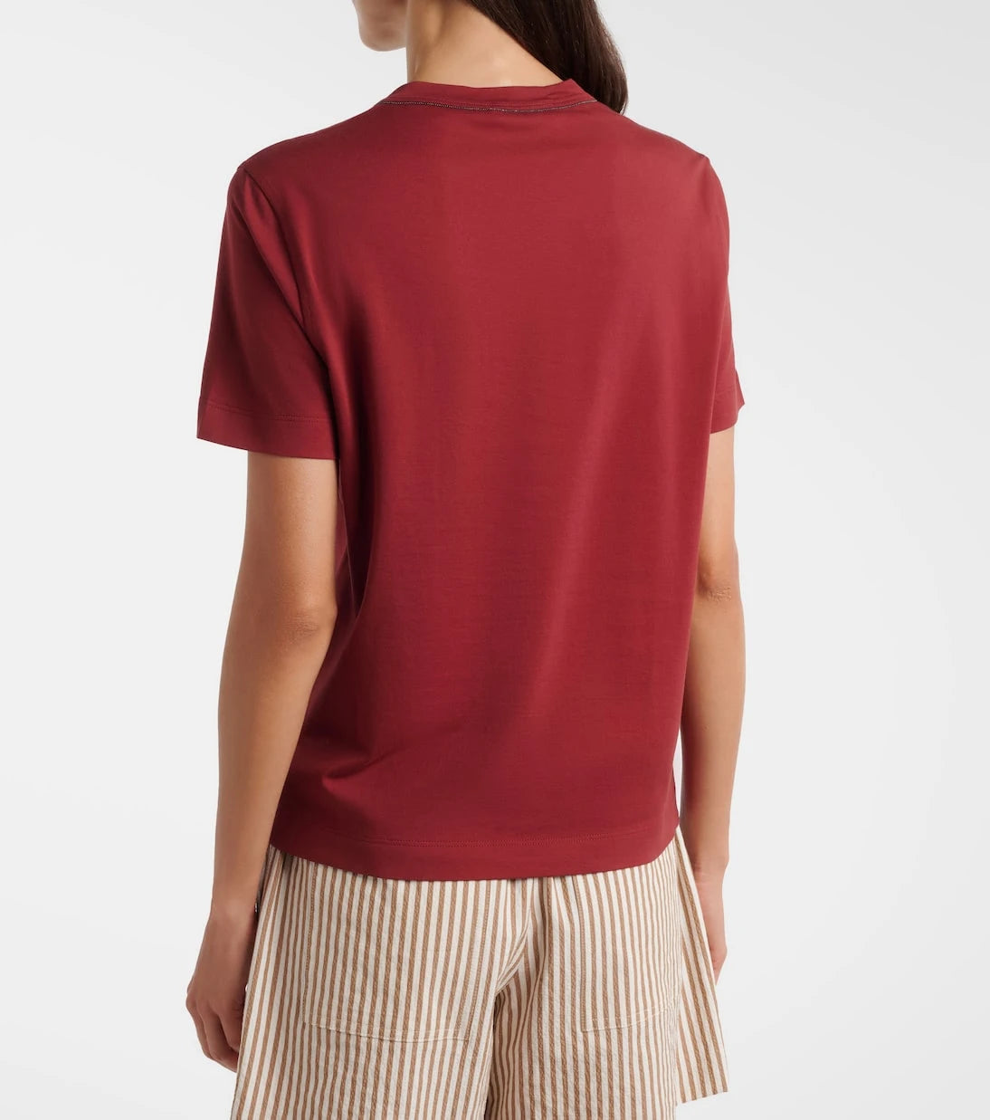 Brunello Cucinelli - Monili cotton jersey T-shirt