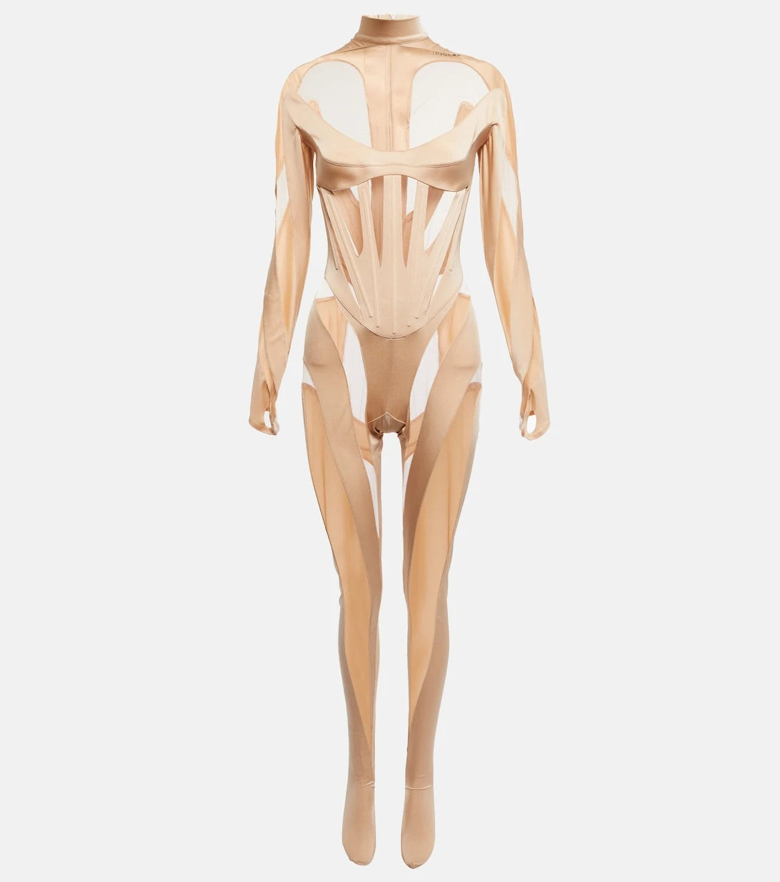 Mugler - Paneled jumpsuit