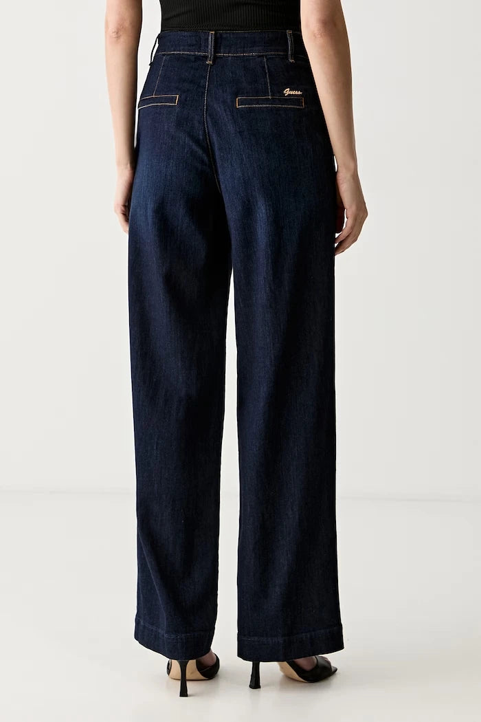 Guess дънки high waist дамски