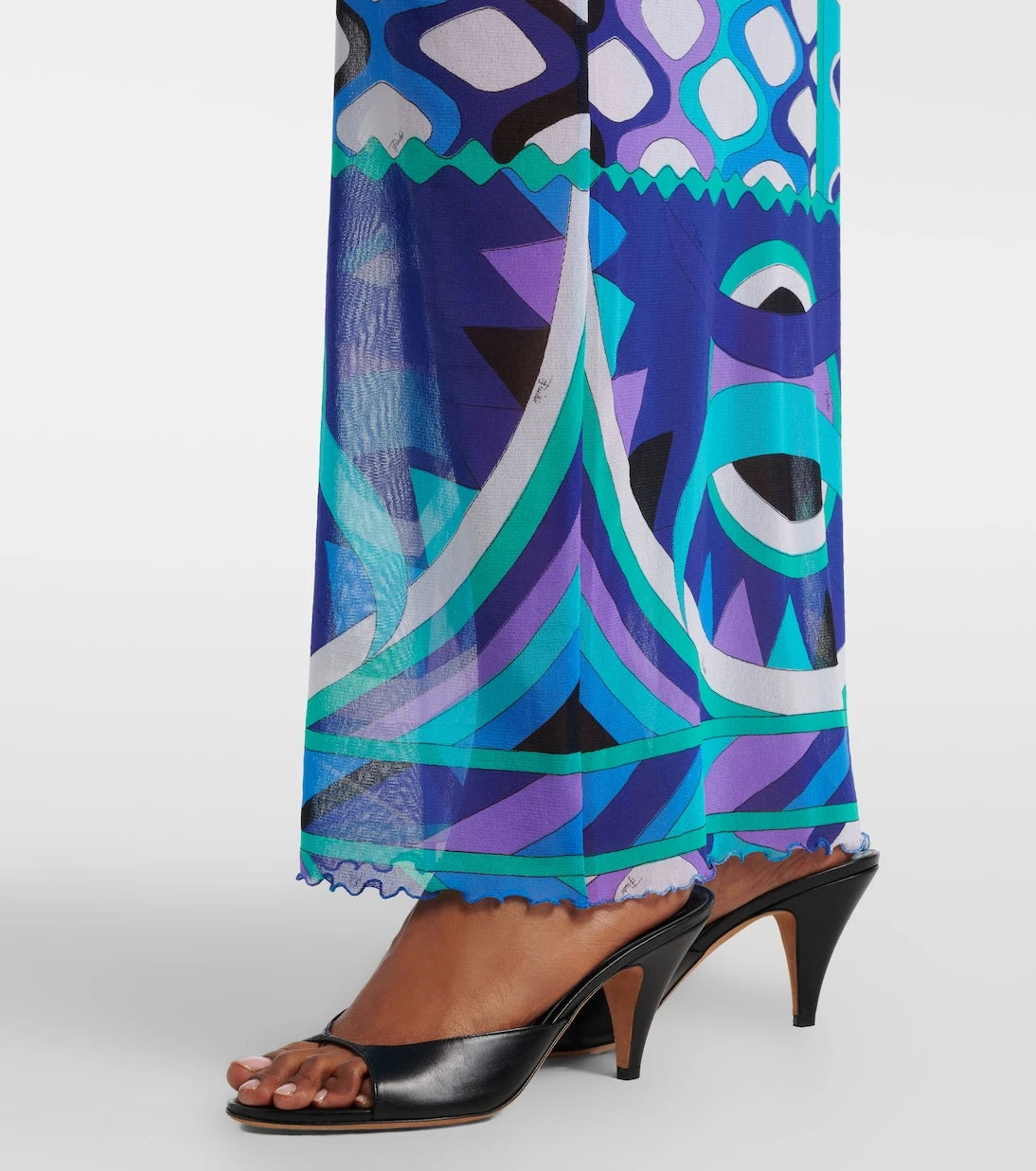 Pucci - Vivara ruffled tulle maxi dress