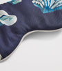 Navy Silk Shells Audrey Eye Mask