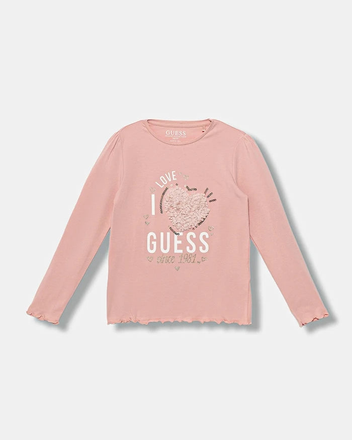 Guess Uzun Kollu Çocuk Bluzu