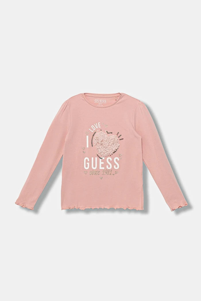 Guess Uzun Kollu Çocuk Bluzu