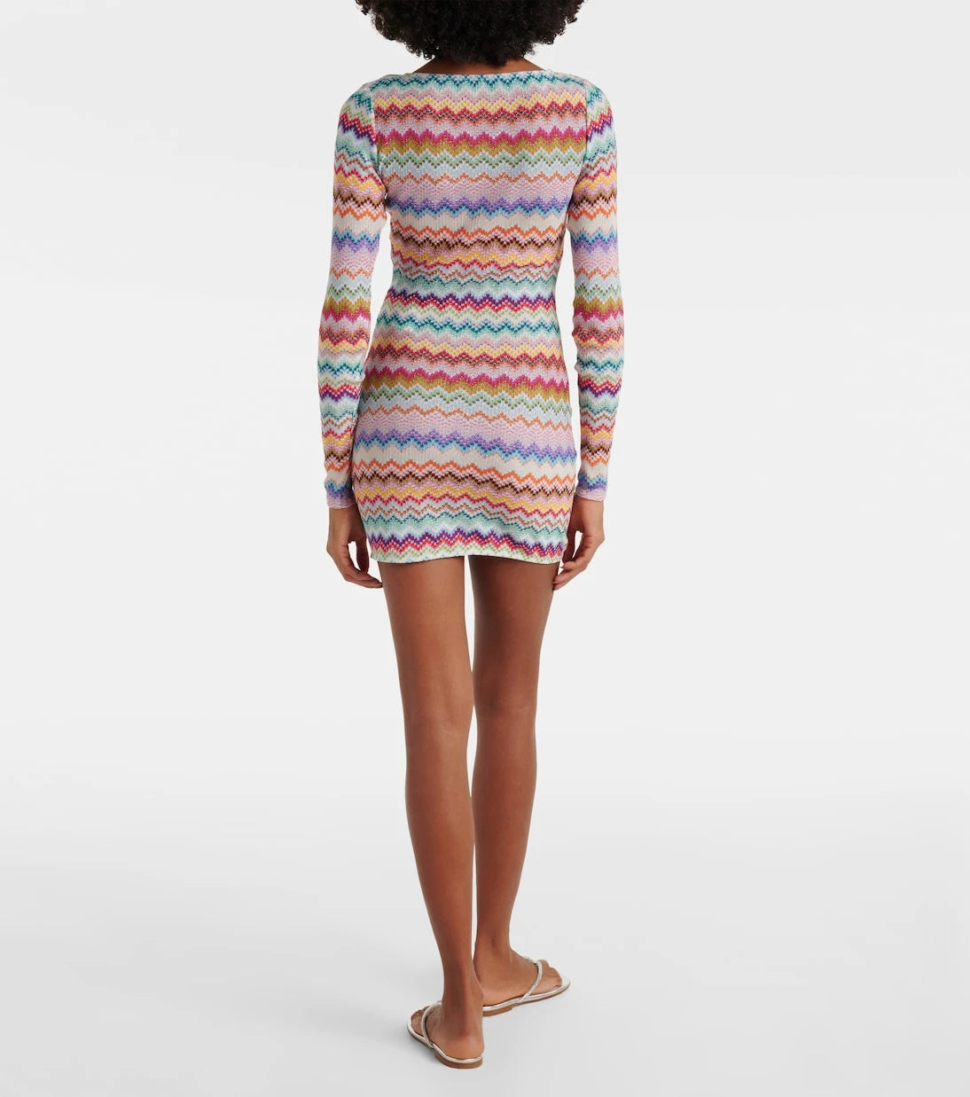 Missoni - Zigzag lamé minidress