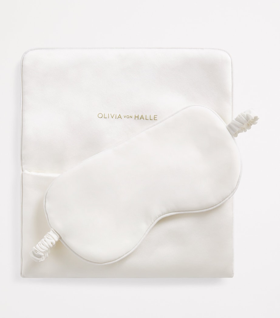 Ivory Silk Audrey Eye Mask