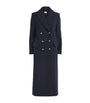 Claudie Pierlot Blue Wool Trench Coat