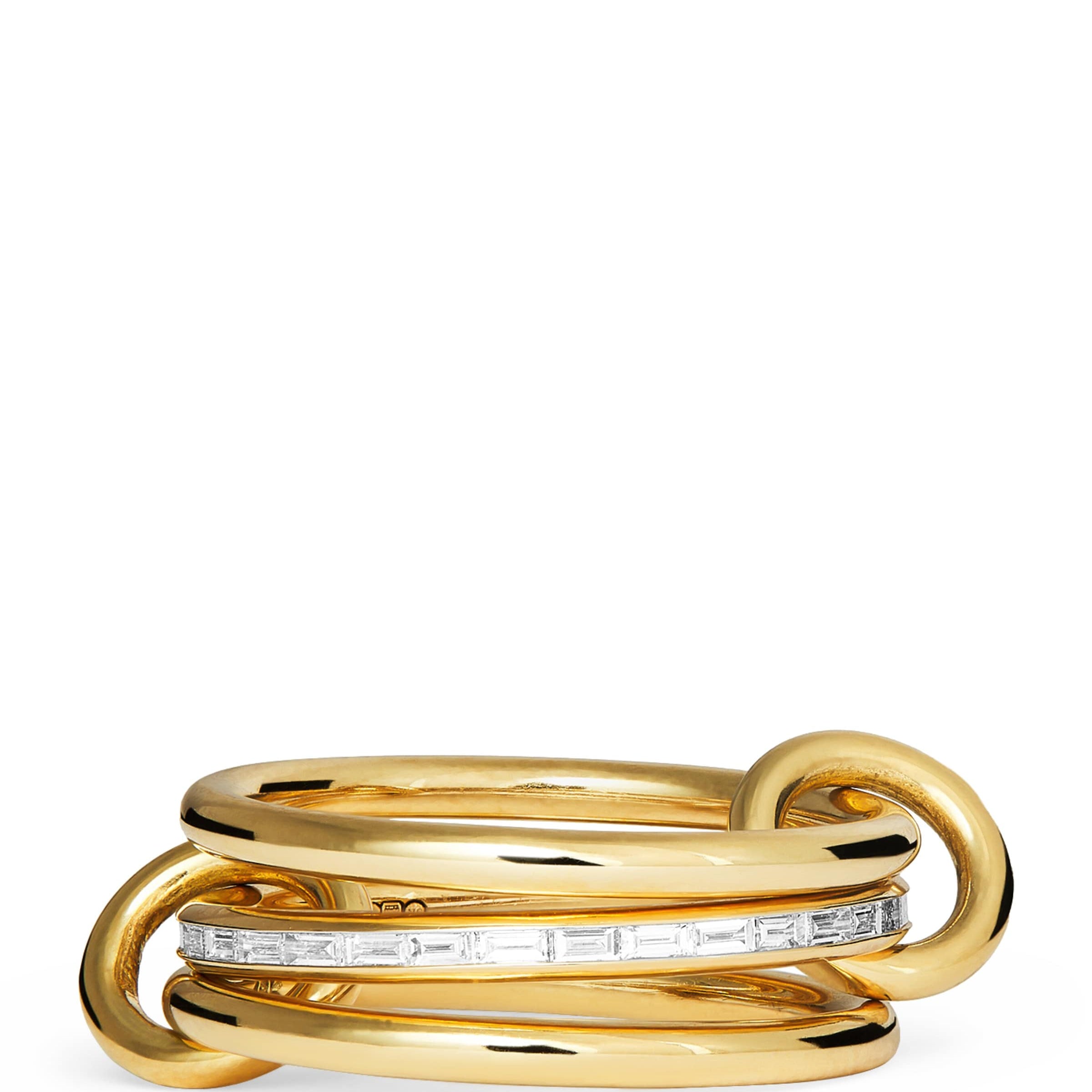 Yellow Gold and Diamond Sonja Ring