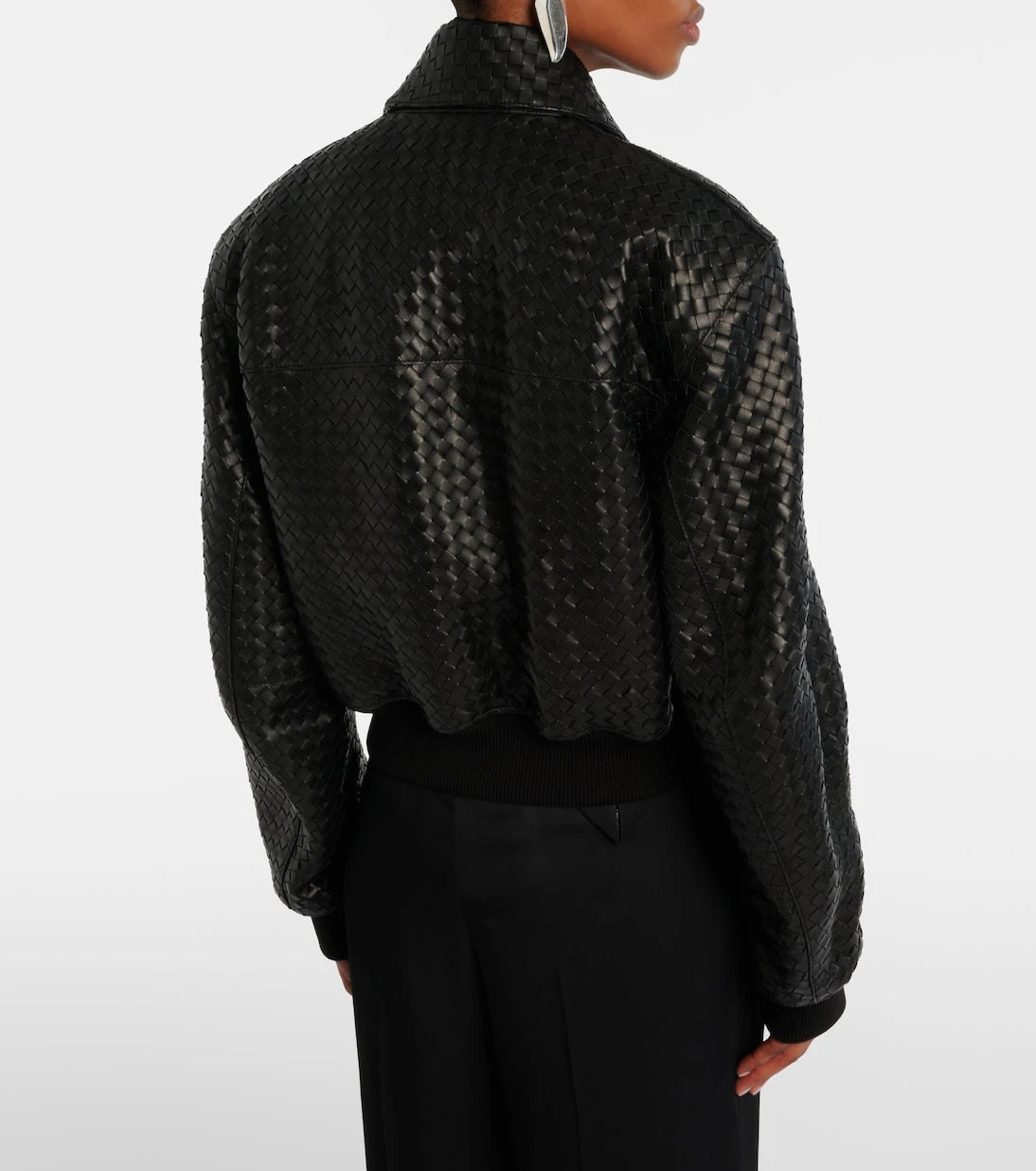 Bottega Veneta - Intrecciato leather jacket