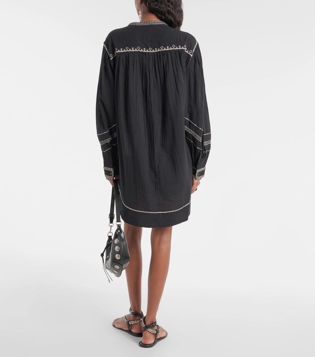 Marant Etoile - Pradel embroidered cotton minidress