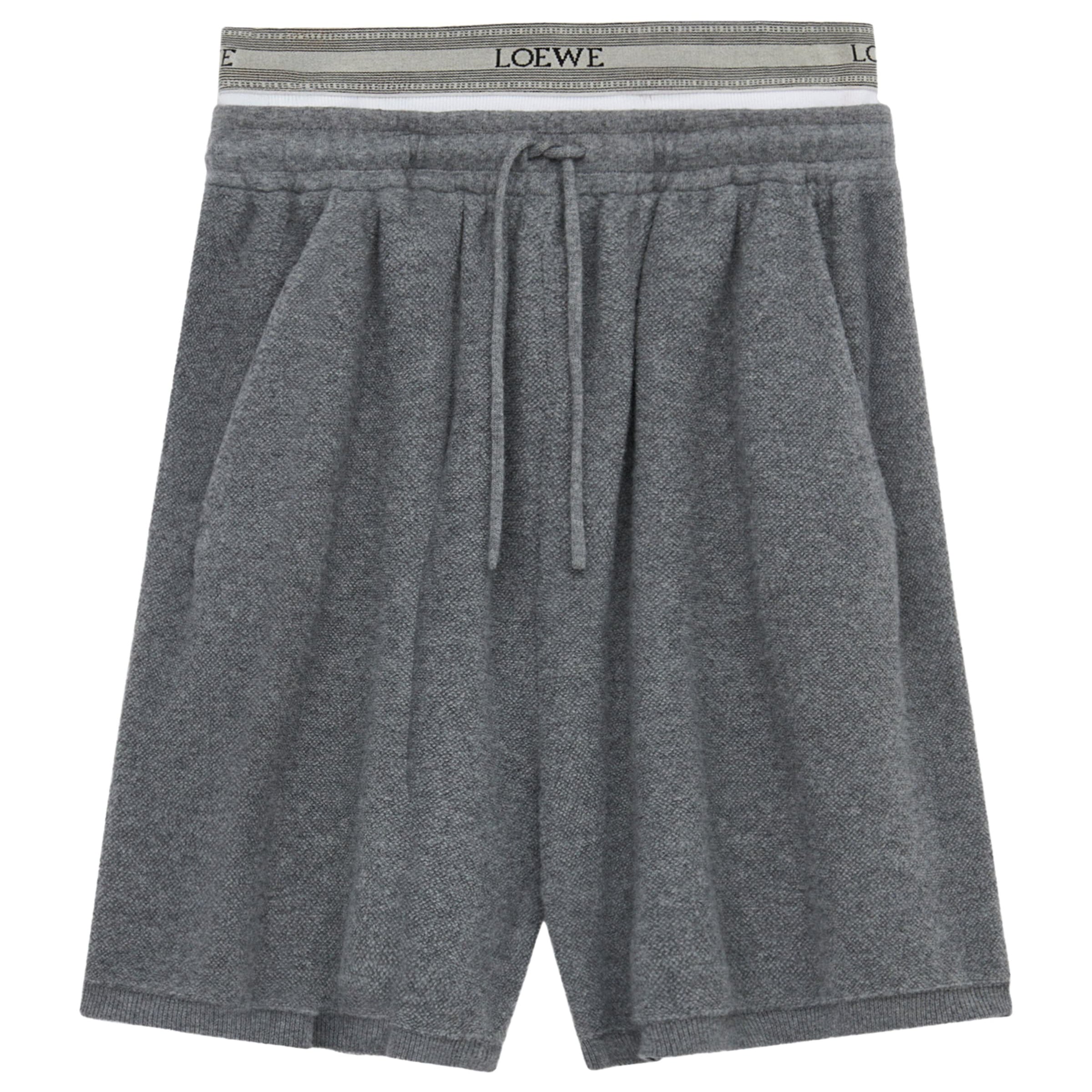LOEWE Waistband-Detail ShortsWool-Blend