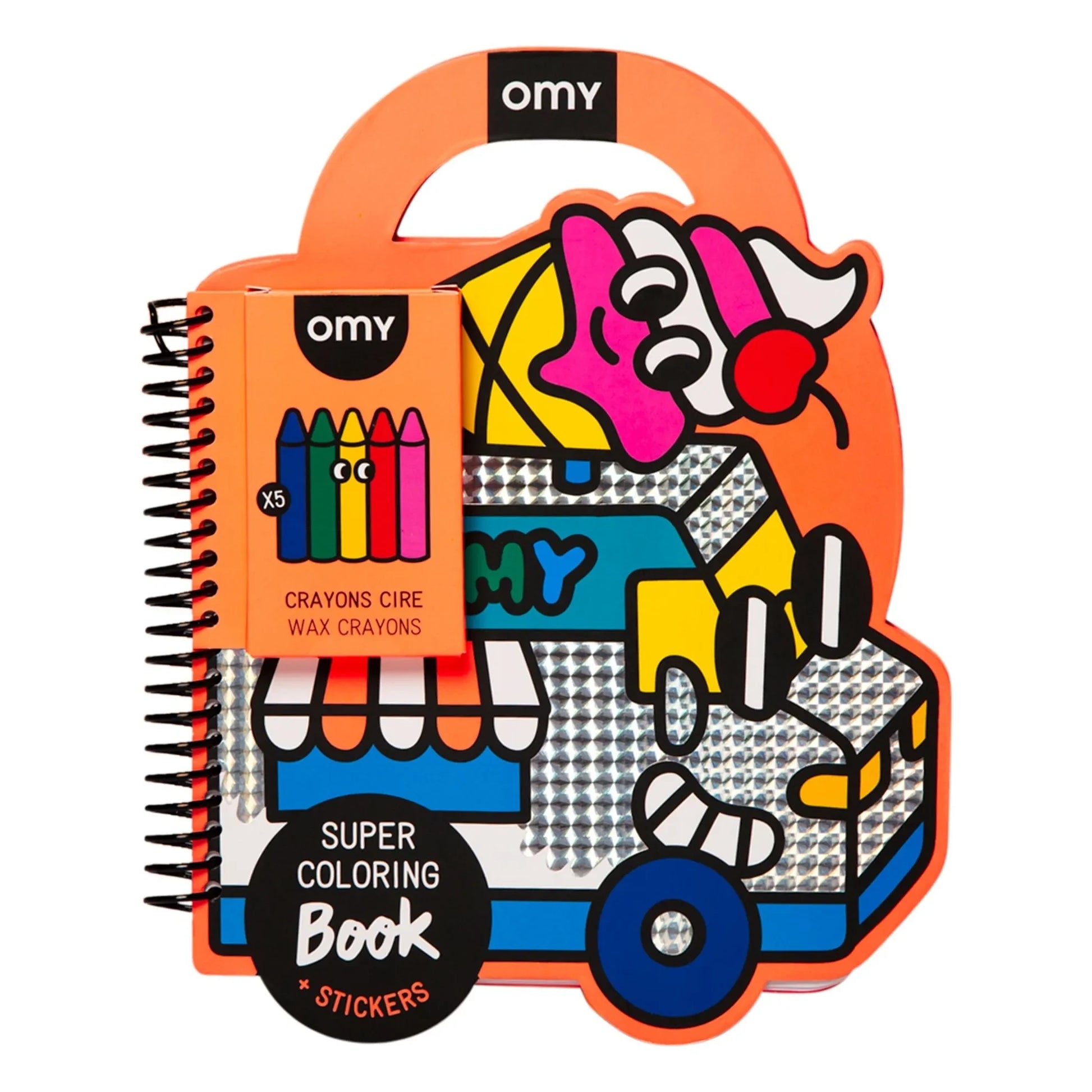 Omy - Yummy coloring book with stickers