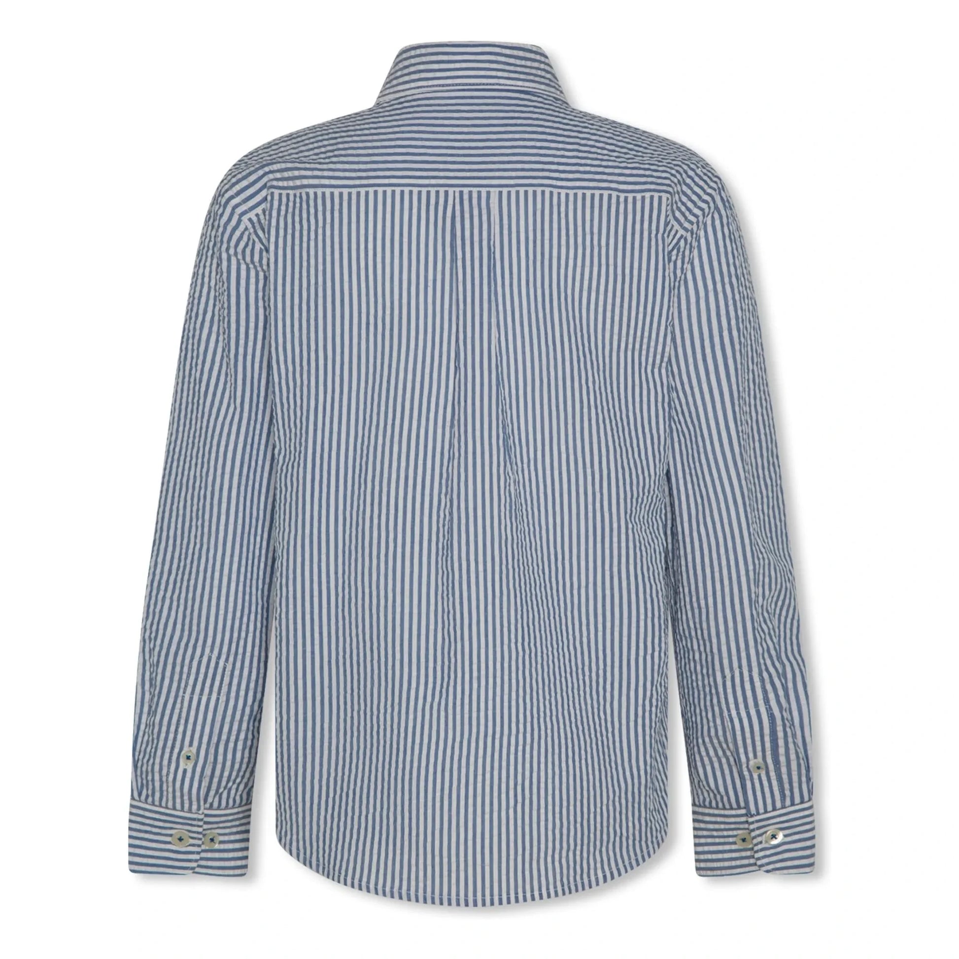 AO76 - Alan Lobster Striped Shirt  | Blue