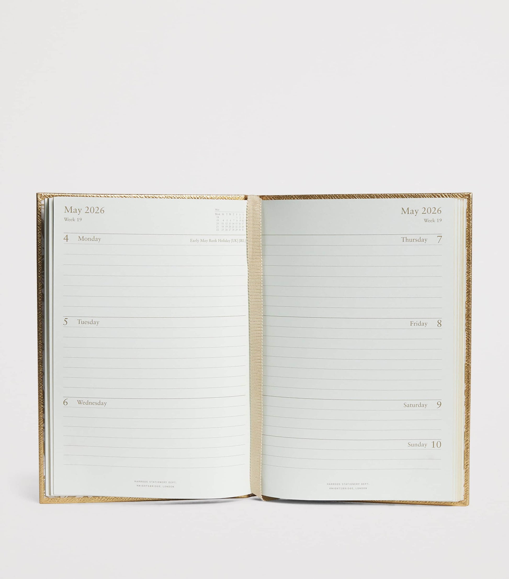 Leather A5 Diary 2026