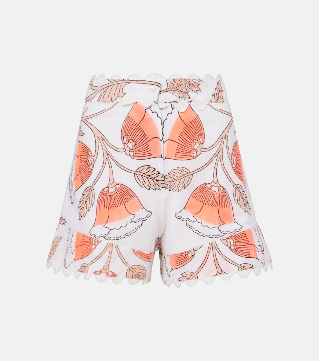 Juliet Dunn - Floral cotton shorts