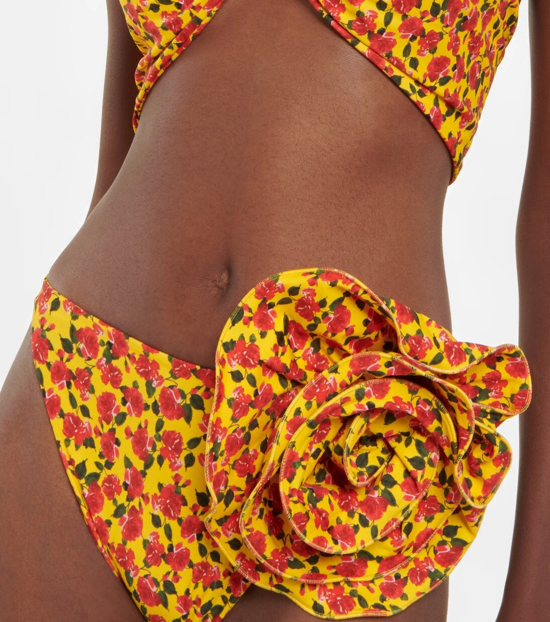 Magda Butrym - Floral high-rise bikini bottoms